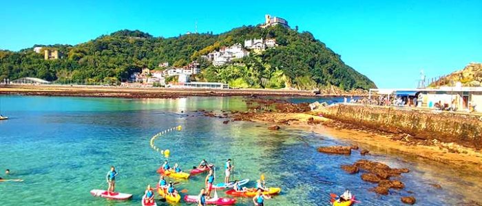 isla en kayak y sup